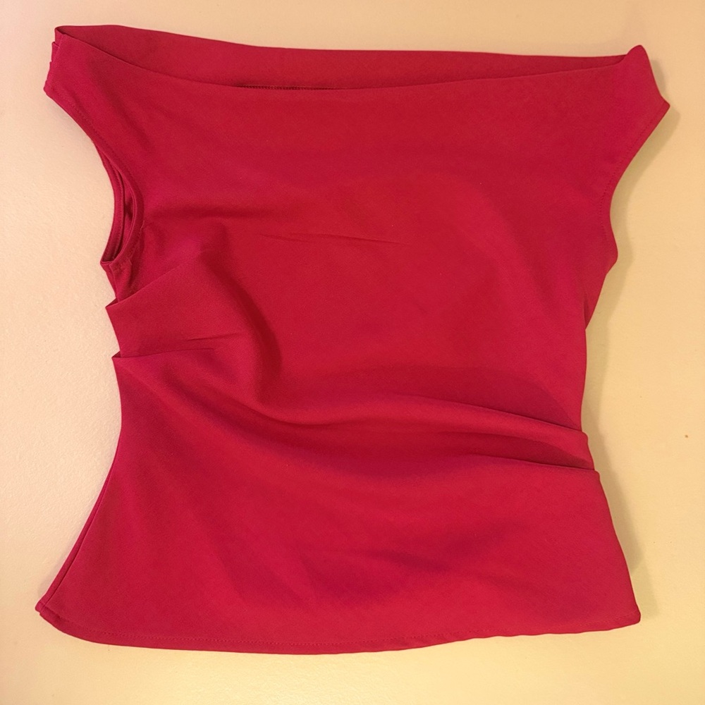 Women’s Off-Shoulder Wine Top